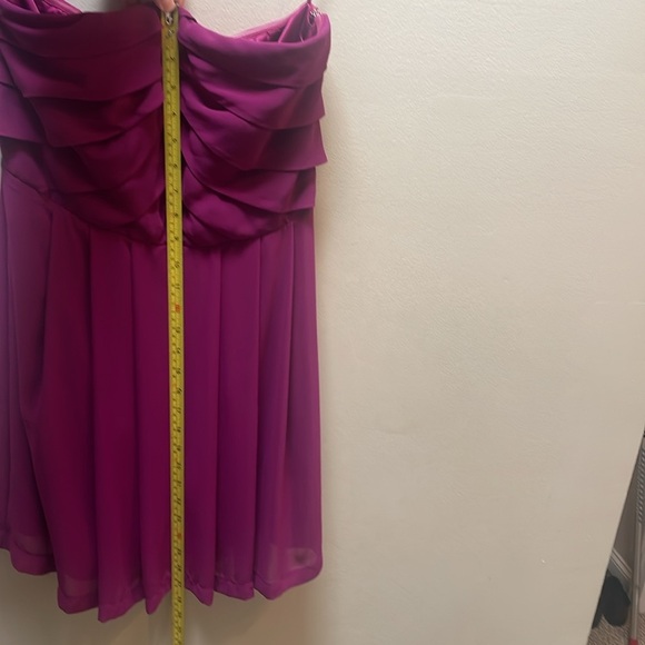 Express Strapless Chiffon Dress - Picture 9 of 10